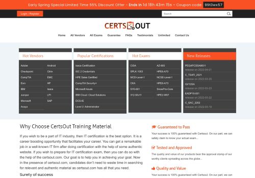 Certsout.com review legit or scam